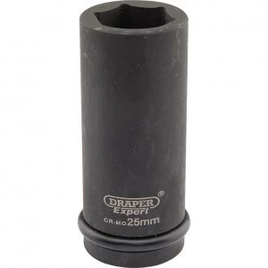 Draper Expert 3/4" Drive Deep Hexagon Impact Socket Metric 3/4" 25mm