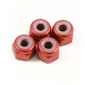 Fastrax M3 Red Locknuts