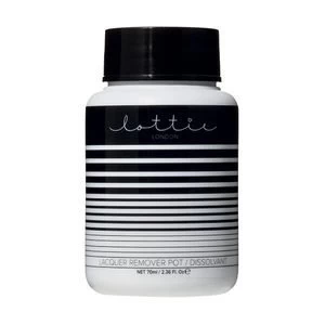 Lottie London Lacquer Twist Pot Nail Varnish Remover 70ml