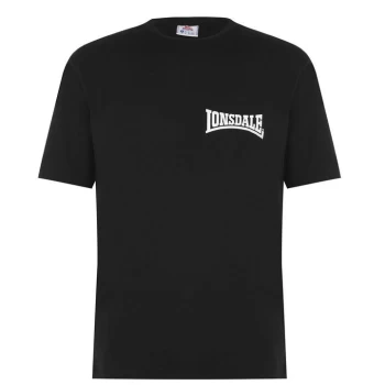 Lonsdale Japan T Shirt Mens - Black Bk Lion