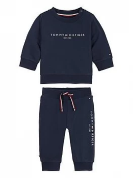 Tommy Hilfiger Baby Boys Essential Jog Set - Navy, Size 12-18 Months