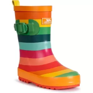 Trespass Childrens/Kids Puddle Wellington Boots (1 UK) (Multicoloured Stripe)