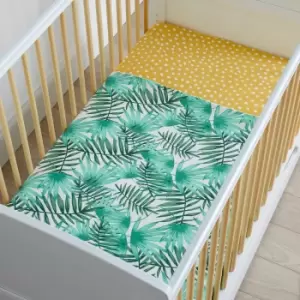 Ickle Bubba Rustic Safari 2.5 Tog Cot Quilt Green