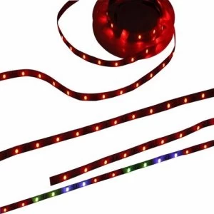 KnightsBridge RGB Colour Changing 24V LED IP20 Flexible Indoor Rope Lighting Strip - 3 Meter