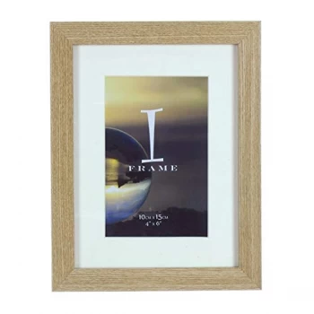 4" x 6" - iFrame Light Oak Wood Finish Frame with Mount