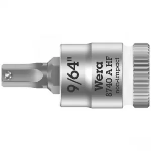 Wera 05003384001 8740 A HF Zyklop In-Hex 1/4" Bit-Socket 9/64" x 28mm