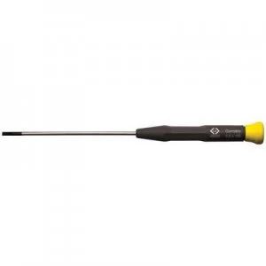 C.K. Xonic Electrical & precision engineering Slotted screwdriver Blade width: 1.5mm Blade length: 60 mm