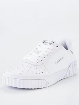 Puma Cali Twist Wns, White/Silver, Size 3, Women