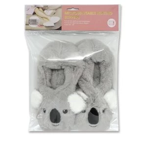 Koala Heat Pack Toesties Warmer Slippers (One Size)