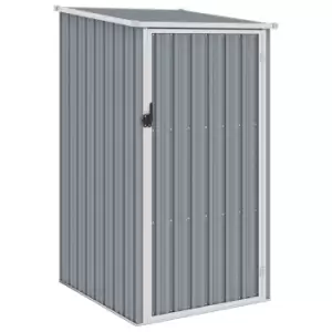 Vidaxl Garden Shed 87X98X159cm Galvanised Steel - Grey