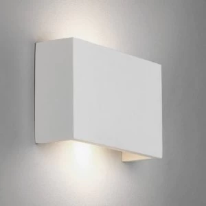 LED 1 Light Large Wall Light Plaster