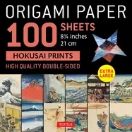 origami paper 100 sheets hokusai prints 8 14 21cm extra large double sided