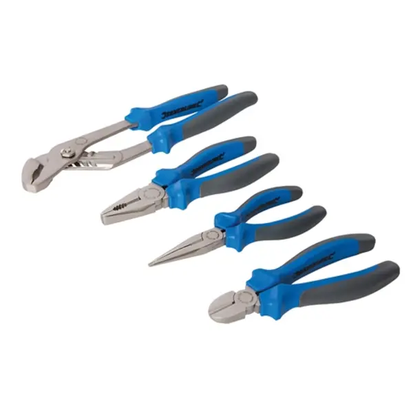 Silverline Expert Pliers Set 4pce - 4pce