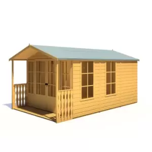 Shire Delmora 8ft x 14ft Summerhouse With Veranda