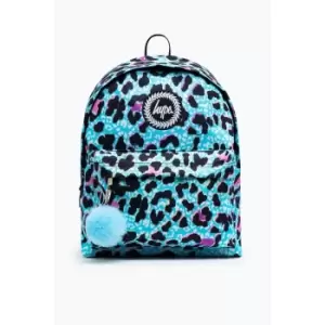 Hype Leopard Backpack (One Size) (Black/Blue Ice)