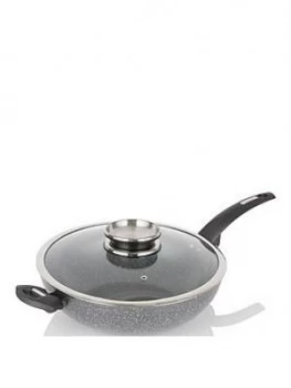 Tower Cerastone 28cm Wok With Infuser Lid