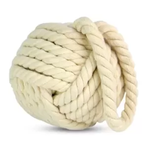 Rope Knot Door Stop Cream M&amp;W