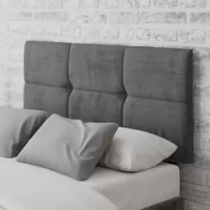 Caine Firenze Velour Headboard Charcoal