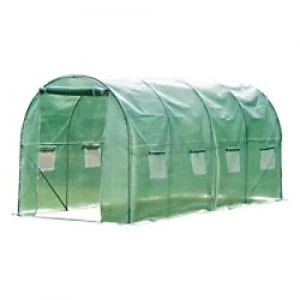 OutSunny Polytunnel Greenhouse Outdoors Waterproof Green 1950 mm x 3950 mm x 1950 mm