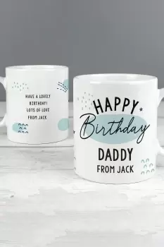 Personalised Happy Birthday Mug