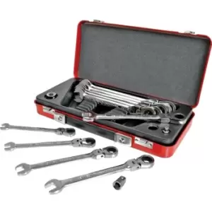 Kennedy-Pro Metric Ratchet Spanner Set, 10 - 19mm, Set of 10