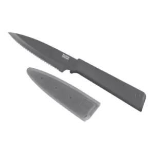 Kuhn Rikon - Colori + Serrated Paring Knife grey