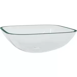 Vidaxl - Basin Glass 42x42x14cm Transparent Transparent