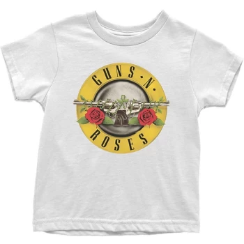 Guns N' Roses - Classic Logo Kids 4 Years T-Shirt - White