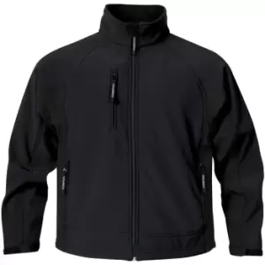 Stormtech Mens Bonded TeflonA DWR Wind/Water Repellent Jacket (XL) (Black)