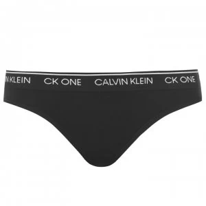 Calvin Klein ONE Cotton Thong - Black