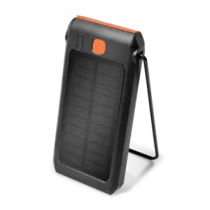 LogiLink Mobile Power Bank, LiPo, 10.000mAh, solar, PD 18W, black