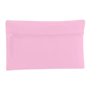 Quadra Classic Zip Up Pencil Case (One Size) (Classic Pink)