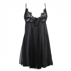 Ann Summers Gracie Babydoll - BLACK