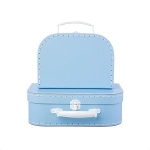 Sass & Belle Pastel Blue Set of 2 Suitcases