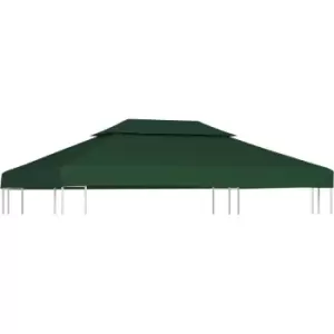 Gazebo Cover Canopy Replacement 310g / m² Green 3 x 4m Vidaxl Green