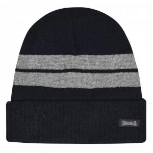 Lonsdale Turn Up Beanie Hat Mens - Navy