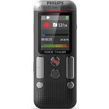 Philips VoiceTracer DVT2510 Digital Recorder 8GB Built in Memory Capacity with LCD Colour Display HQ Stereo Low Noise Microphone Hands Free Anthracite