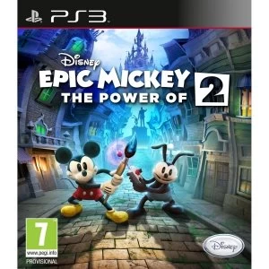 Disney Epic Mickey 2 The Power of Two Playstaion Move Compatible Game