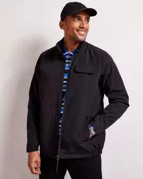 Cotton Traders Mens Signature Showerproof Jacket in Black