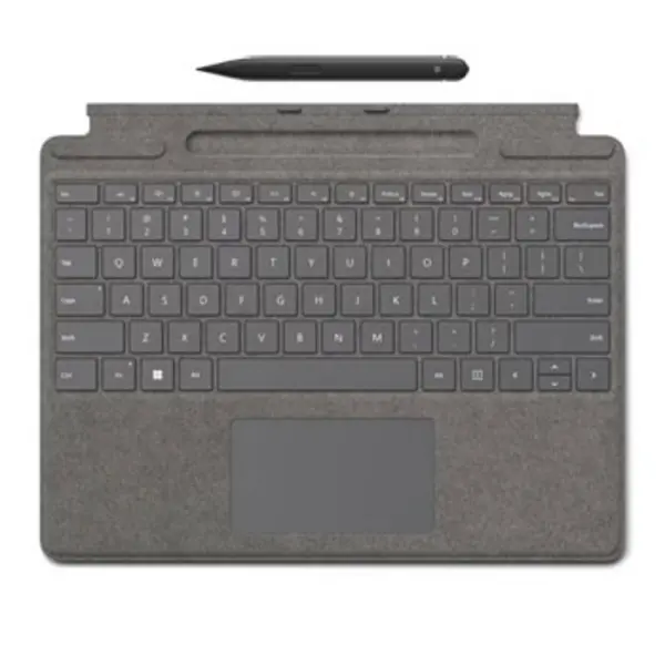 Microsoft Microsoft Signature with Slim Pen 2 Platinum Microsoft Cover port QWERTY UK English 8X8-00063