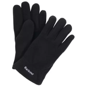 Barbour Mens Coalford Fleece Gloves Black Medium