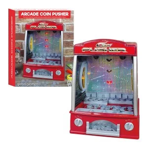 Global Gizmos Battery Operated Fairground Coin Pusher - Red