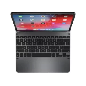 12.9" QWERTY American English US Bluetooth Wireless Keyboard for iPad Pro 3rd 4th Gen Backlit Keys Aluminium Space Grey