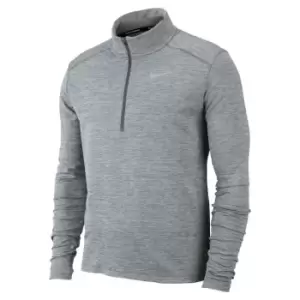 Nike Half Zip Core Long Sleeve Running Top Mens - Grey