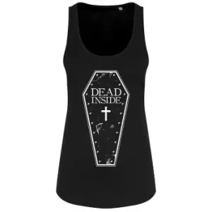 Grindstore Womens/Ladies Dead Inside Floaty Vest Top (L) (Black)