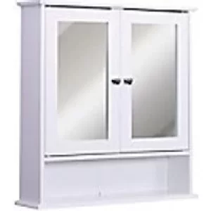 kleankin Wall Cabinet 834-182 MDF White 130 mm x 560 mm x 580 mm