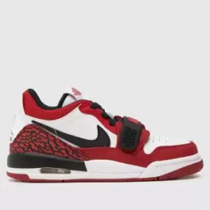 Jordan Air Jordan Legacy 312 Low (Gs), White/Black-Gym Red, size: 4, Unisex, Shoes grade school, CD9054-116