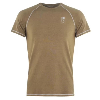 Karrimor Karrimor X OM Sustainable Bamboo and Organic Cotton Active T Shirt - Khaki Marl