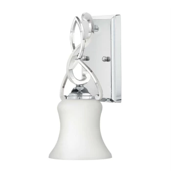 Elstead - Brooke - 1 Light Bathroom Wall Light Polished Chrome IP44, G9