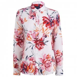 Gant Peonies Shirt - 113 Eggshell